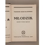 FIODOR DOSTOJEWSKI. MŁODZIK - powieść w trzech częściach. WARSZAWA 1929. [OPRAWA]