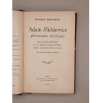 Edouard Krakowski. Adam Mickiewicz philosophe mystique [...] Paris ok. 1935 [z dedykacją autora]