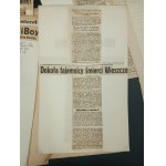 MICKIEWICZ OTRUTY!!! SENSACJA! Zbiór artykułów z gazet II Rzeczypospolitej, dotyczących okoliczności śmierci poety. UNIKAT! [IKC, Głos Narodu, Czas, Kurier warszawski, Naprzód, Boy, Wasilewski, Feldman,Bruchnalski i inni][ze zbiorów Justyna Sokulskiego]