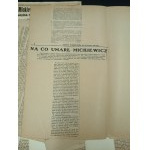 MICKIEWICZ OTRUTY!!! SENSACJA! Zbiór artykułów z gazet II Rzeczypospolitej, dotyczących okoliczności śmierci poety. UNIKAT! [IKC, Głos Narodu, Czas, Kurier warszawski, Naprzód, Boy, Wasilewski, Feldman,Bruchnalski i inni][ze zbiorów Justyna Sokulskiego]