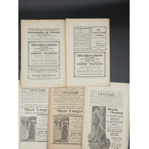 TATERNIK. Organ Sekcyi Turystycznej Towarzystwa Tatrzańskiego. Lwów 1910. Rok IV, nr. 2 - 6