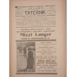 TATERNIK. Organ Sekcyi Turystycznej Towarzystwa Tatrzańskiego. Lwów 1910. Rok IV, nr. 2 - 6