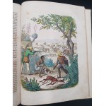 KSIĘGA ŚWIATA - WIADOMOŚCI Z DZIEDZINY NAUK PRZYRODNICZYCH, STORYI KRAJÓW I LUDÓW,[...]PODRÓŻE, OPISY CIEKAWYCH MIEJSCOWOŚCI. WÓD SŁYNNIEJSZYCH [...] WARSZAWA 1852 część pierwsza i druga.