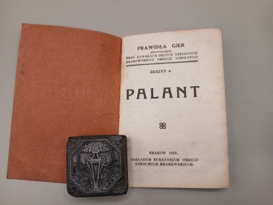 PALANT. THE TRUTH OF GAMES. KRAKOW 1925 [baseball].