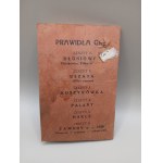 PALANT. PRAWIDŁA GIER. KRAKÓW 1925 [bejsbol]