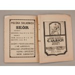 PRZEWODNIK PO WARSZAWIE. WARSZAWSKA AGENCJA REKLAMOWA. [ok. 1930][ rozkładane dwa plany miasta, rozkład jazdy tramwajów elektrycznych]
