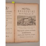 ALEKSANDER NOWOLECKI. WYKAZ ULIC, PLACÓW, KOŚCIOŁÓW i DOMÓW MIASTA KRAKOWA I PODGÓRZA wraz z nazwiskami właścicieli [...] KRAKÓW 1878 [RZADKIE]