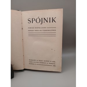 HRABINA MARYA TYSZKIEWICZÓWNA. SPÓJNIK, POWIEŚĆ WSPÓŁCZESNA. WARSZAWA 1902. [ POŁĄGA, WILNO]