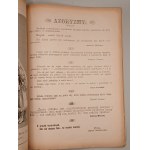 MUZA - KALENDARZ TEATRALNY ILUSTROWANY. LWÓW 1893 [dział informacyjny - przewodnik lwowski i galicyjski]