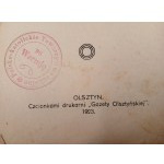 X. W. BARCZEWSKI. KIERMASY NA WARMJI. OLSZTYN 1923, czcionkami drukarni Gazety Olsztyńskiej [ Polsko-katolickie Towarzystwo szkolne na Warmje ; djalekt warmijski; objawienia gietrzwałdzkie ]]