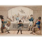 KARYKATURA ANTYNAPOLEOŃSKA. KONCERT LIPSKI - POCZĄTEK KOŃCA !!! ok. 1813-1814 rok!