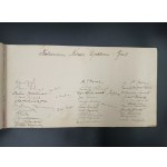 DUŻY, PAMIĄTKOWY ALBUM DLA DYREKTORA XI GIMNAZJUM im. Jana i Andrzeja Śniadeckich we LWOWIE - WŁADYSŁAWA PROBULSKIEGO W DNIU IMIENIN1930 ROK. UNIKAT!