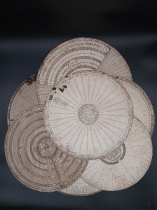 SIX PRACTICAL AND ARITHMETIC WHEELS by E.M.Gurlandau WILNO, reflected in lithography at A. Braun Odesa 1845 [UNIQUE].