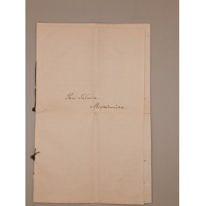 [PAN TADEUSZ] ANTONI ORŁOWSKI. MRÓWKI- WIERSZ EROTYCZNY. RĘKOPIS Z PRZEŁOMU XIX I XX w).
