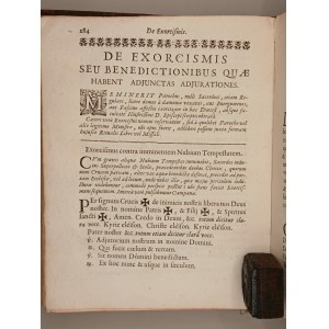 RITUALE LINGONENSE [...] LINGONIS 1679 r. [LITURGIA SAKRAMENTY RYTUAŁY- EGZORCYZMY]