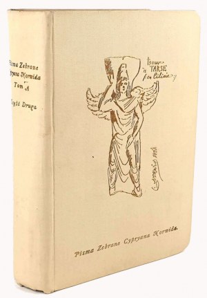 Collected Writings of CYPRYAN NORWID Volume A Part Two published in 1912.