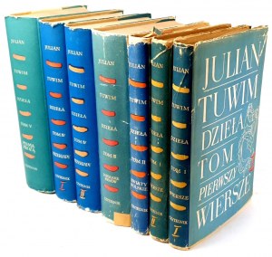TUWIM- WORKS 7 vols.[complete], wrappers, nice pieces