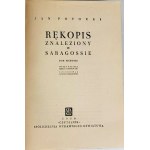 POTOCKI - RĘKOPIS ZNALEZIONY W SARAGOSSIE t.1-3 [komplet w 1 wol.] wyd. 1950r. ilustrował Antoni Uniechowski