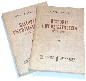 ZAREMBA - HISTORY OF THE TWENTIETH CENTURY volume 1-2