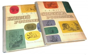 MILNE- KUBUŚ PUCHATEK and CHATKA PUCHATKA publisher 1954 illustrations