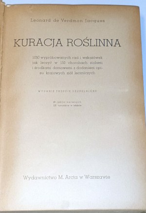 VERDMON - PLANT CURATION publ. 1936 color plates