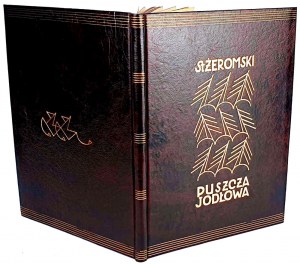 ŻEROMSKI - PUSZCZA JODŁOWA woodcuts by Skoczylas luxury binding