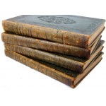 NIEMCEWICZ - ZBIÓR PAMIĘTNIKÓW HISTORYCZNYCH O DAWNEJ POLSZCZE 1838 t. 1-4. Niesygnowana oprawa Antoniego Oehla