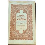 NIEMCEWICZ - ZBIÓR PAMIĘTNIKÓW HISTORYCZNYCH O DAWNEJ POLSZCZE 1838 t. 1-4. Niesygnowana oprawa Antoniego Oehla