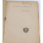 TUWIM- CZYHANIE NA BOGA 1922 okładka Gronowski. Marka ochronna z numerem i pieczątką monogramową J. Tuwima