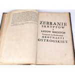 AKTA PUBLICZNE DO INTERESSU ORDYNACYI OSTROGSKIEY NALEZACE 1754