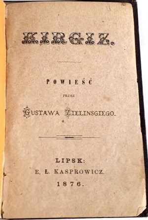 [MINIATURE] ZIELIŃSKI- KIRGIZ Leipzig 1871