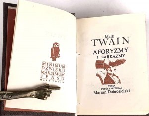 [MINIATURE] TWAIN- Aphorisms and Sarcasm miniature