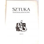 SZTUKA Miesięcznik ilustrowany, poświęcony sztuce i kulturze. Lwów 1911 - 1913. Wł. Jarocki - autolitografia
