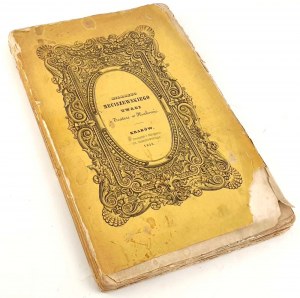 MECISZEWSKI- COMMENTS ON THEATER IN KRAKÓW 1843