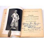 SWINARSKI, CHROŚCICKI- SIGNS OF EUROPEAN PORCELANA AND POLISH CERAMICS.Poznan 1949.Dedication by the Authors.