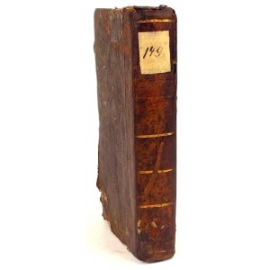 [TYGODNIOWE STUDIUM DO UŻYCIA W SEMINARIACH WARSZAWSKICH] HEBDOMADALE STUDIORUM SEU RUDIMENTA THEOLOGICA. Varsavia 1805