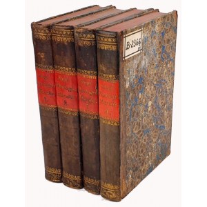 STAPF- THEOLOGIA MORALIS IN COMPENDIUM REDACTA t.1-4 [komplet w 4 wol.], dekoracyjny półskórek