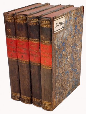 STAPF- THEOLOGIA MORALIS IN COMPENDIUM REDACTA vol. 1-4 [set in 4 vols.], decorative half-leather