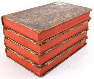 STAPF- THEOLOGIA MORALIS IN COMPENDIUM REDACTA vol. 1-4 [set in 4 vols.], decorative half-leather