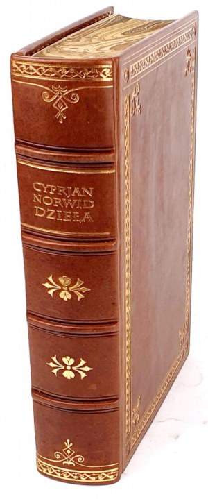NORWID - WORKS publ.1934 luxury leather binding