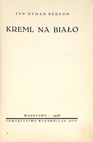 OTMAR - KREMLIN IN WHITE 1936