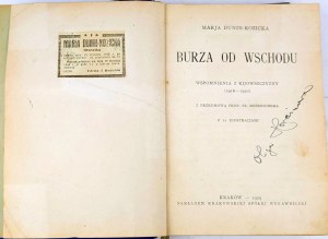 DUNIN-KOZICKA- BURZA FROM THE EAST Memories from Kyiv ( 1918-1920).