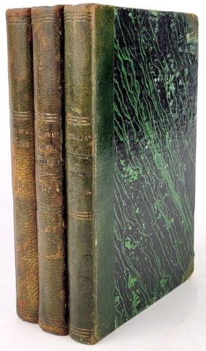 [THE IMAGE OF POLAND AND POLISH IN THE EIGHTH CENTURY] ARCHIVES OF TAUGUST II, or a collection of official acts from the reign of that monarch; MATERIALS FOR THE HISTORY OF STANISŁAW LESZCZYŃSKI KING OF POLAND 1841-1843, 3 vols.