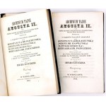 [OBRAZ POLAKÓW I POLSKI W XVIII. WIEKU] ARCHIWUM TAJNE AUGUSTA II, czyli zbiór aktów urzędowych z czasów panowania tego monarchy; MATERYAŁY DO HISTORYI STANISŁAWA LESZCZYŃSKIEGO KRÓLA POLSKIEGO 1841-1843, 3 wol.