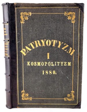 ORZESZKOWA-PATRIOTISM AND COSMOPOLITANISM. SPOŁECZNE STUDY Vilnius 1880