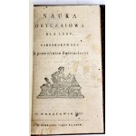 [PODRĘCZNIK DOBRYCH OBYCZAJÓW] PIRAMOWICZ - NAUKA OBYCZAIOWA DLA LUDU 1802