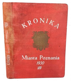KRONIKA OF THE CITY OF POZNANIA Yearbook VIII 1930