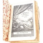 [DANIEL CHODOWIECKI] ALMANAC DE GOETTINGUE POUR L'ANNEE wyd. 1783. Ryciny Daniela Chodowieckiego