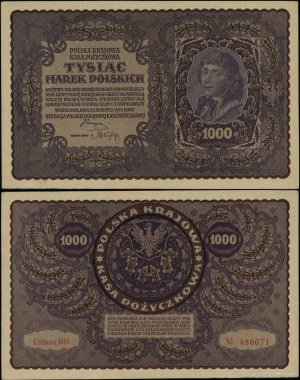 Poland, set: 2 x 1,000 Polish marks, 23.08.1919