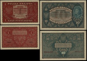 Poland, set of 4 banknotes, 23.08.1919